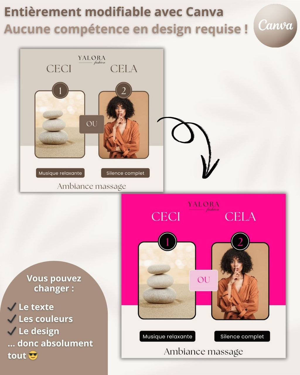 Pack Instagram Massage – Posts, Stories & Covers